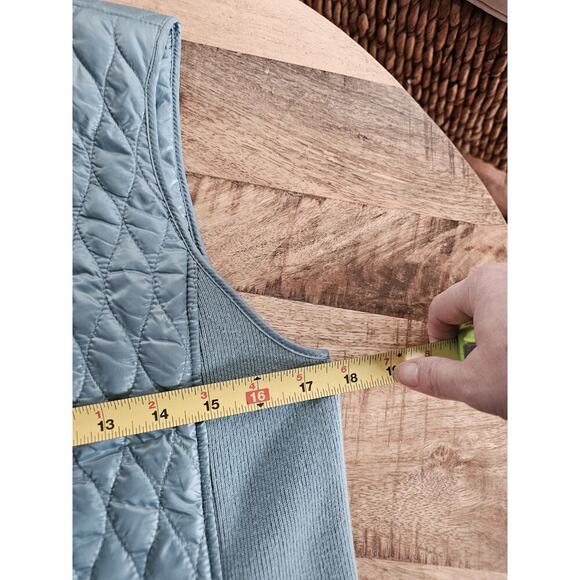 Talbots Quilted Puffer Vest Women's Size S Blue Preppy Outdoors - Picture 3 of 9